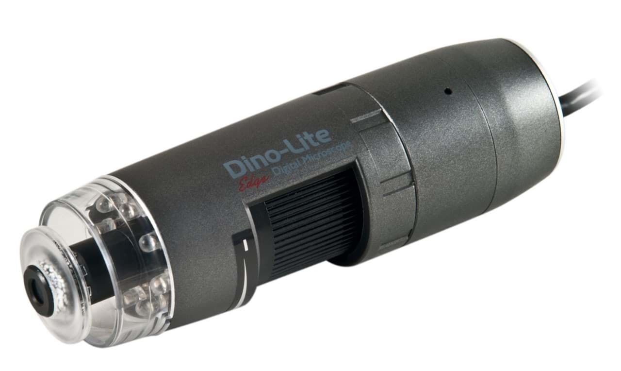 AM4515T8 700–900x High‑Magnification USB Mikroskop, 1,3MP, 1280x1024, 8 weiße LEDs, FLC, Messfunktion, Kunststoff, ~1,8m Kabel - Dino-Lite