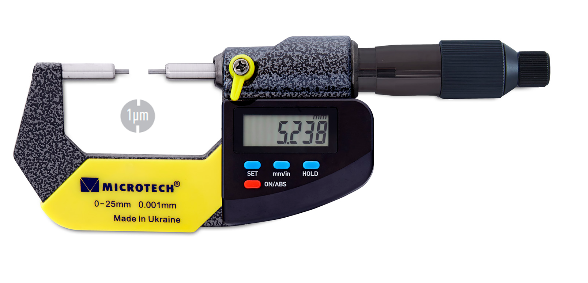 Mikrometer, digital, Messgerät, Werkzeug, Made in Ukraine