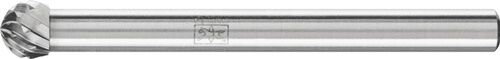 Kleinfrässtift Hartmetall Kugelform 4mm, 3 PLUS Zahnung, DIN 8033 von Pferd-Werkzeuge