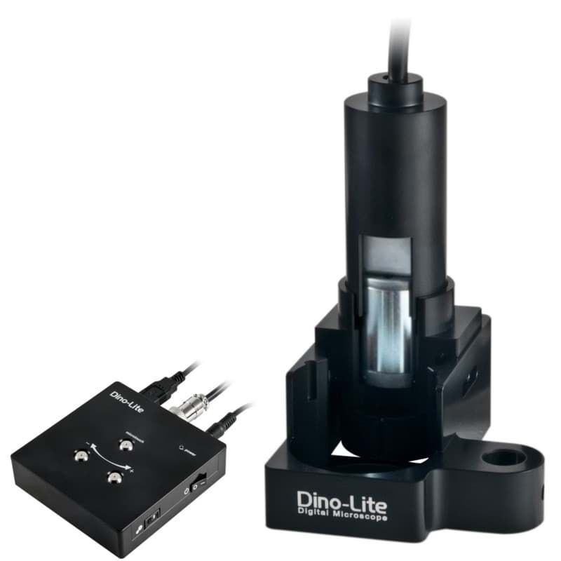 12 V Knob-Motor zur Fernsteuerung, für Dino‑Lite Mikroskope, Metall/Plastik, 9,5 RPM - Dino-Lite