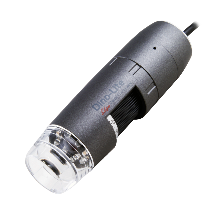 AM3715TB USB Mikroskop 20x~220x, 640x480, Stroboskop, 8 weiße LEDs, Kunststoff, Microtouch, Kalibrierbar - Dino-Lite