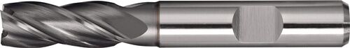 Schaftfräser DIN 844 TypN D.14mm HSS-Co8 TiCN Weldon Z.4 kurz TECWERK