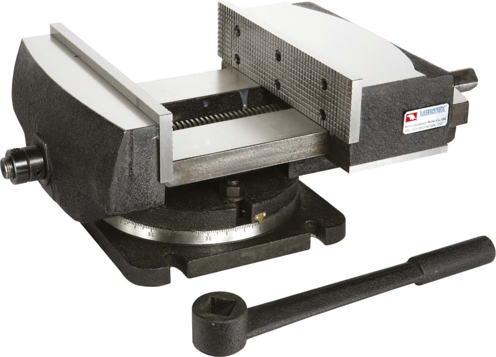 0-290mm Milling Vise Mechanical 800 kgf Clamping Force, Cast Iron, 0.01mm Accuracy - Vertex