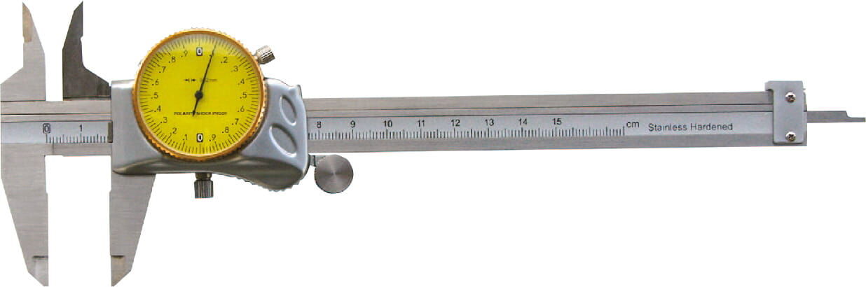 150mm Uhren-Messschieber Mit Verdeckter Zahnstange , DIN 862, Top