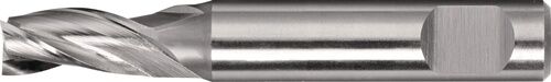 5mm Minibohrnutenfräser Vollhartmetall Kurz Zentrumschnitt Zylinderschaft Mitnahmefläche Rechtsschneidend Bis 800 N/mm² - TECWERK