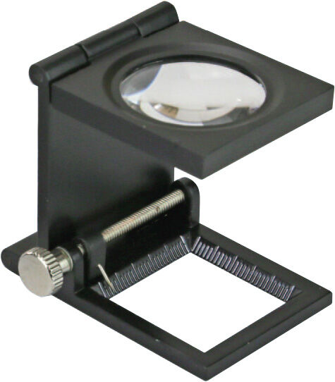 25mm Fadenzähler 10X mit Ø30mm Linse, LED‑Leuchte, 51×30mm, Gehäuse aus Metall - Metav IndustryLine