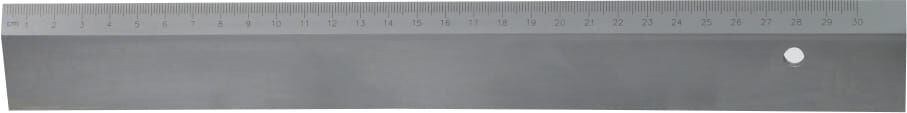 stainless steel ruler, metal ruler, measurement scale, metric ruler, hole punch on edge