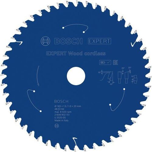 carbide blade, circular saw blade, tooth geometry, blue blade, Bosch Expert