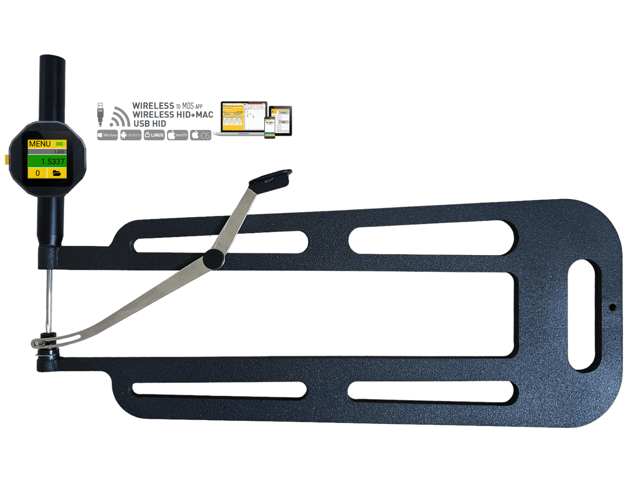 Messwerkzeug, Messband, Digitalanzeige, Schrägmaß, Grobskala