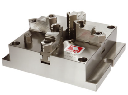 165x215x96mm Spannfutter mit 4 Backen, vierkant, selbstzentrierend, Klemmkraft 900 kgf - Vertex