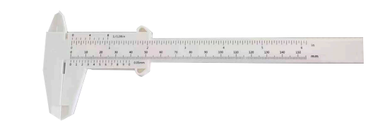 150 mm Kunststoff‑Messschieber, 0,05 mm Ablesung, Tiefenmass, leicht, robust - Metav IndustryLine