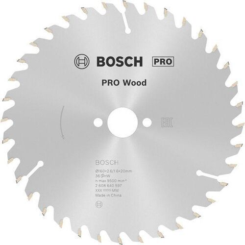 TCT-Scheibe, Schnitttiefe, Holzwerkstoff, Bosch Pro, Zahnungstyp