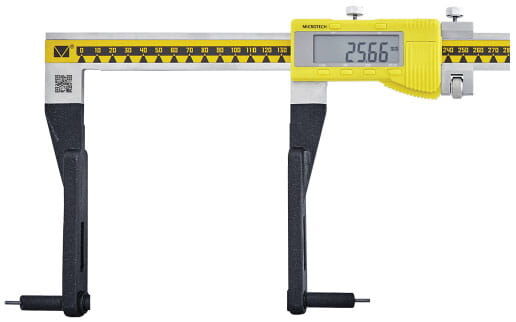 1000mm Digitaler Messschieber, 0,01mm Auflösung, IP 54, USB-Ausgang, Kalibriert nach ISO 17025 - Microtech Metrology