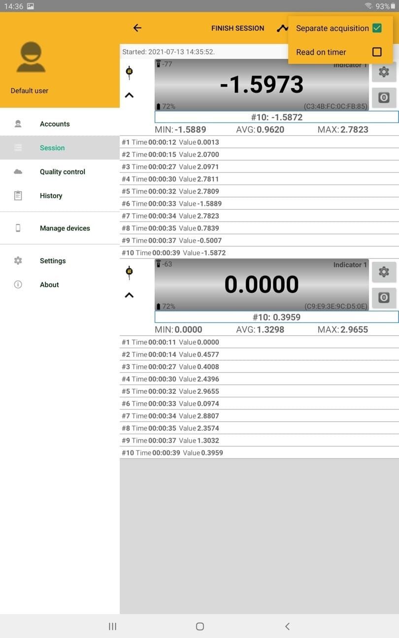 digitaler Waage, Messung, Bildschirmanzeige, Benutzeroberfläche, App-Oberfläche