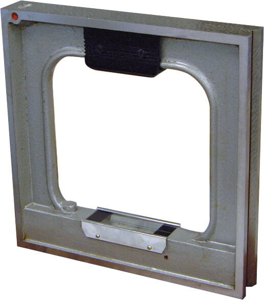 150 mm Rahmen-Richtwaage, 0,02 mm/m, prismatische Sohle, Längs‑ und Querlibelle - Metav IndustryLine