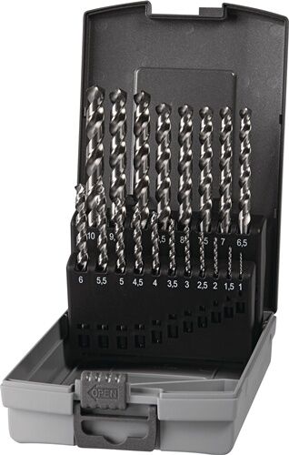 Bohrer-Set, Schraubendreher, Bohrer, Metallbohrer, Kreuzschliff?