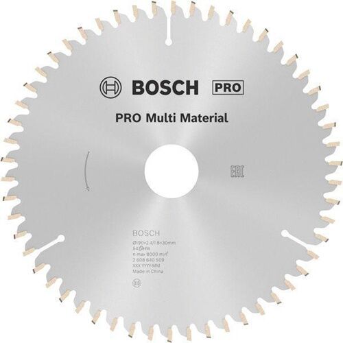 18V, Kreissägeblatt, Durchmesser 210mm, Hartmetall, Multi-M Material