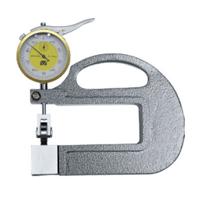 0-10mm Dicken-Messgerät mit Messuhr, 0,02mm Genauigkeit - Microtech Metrology