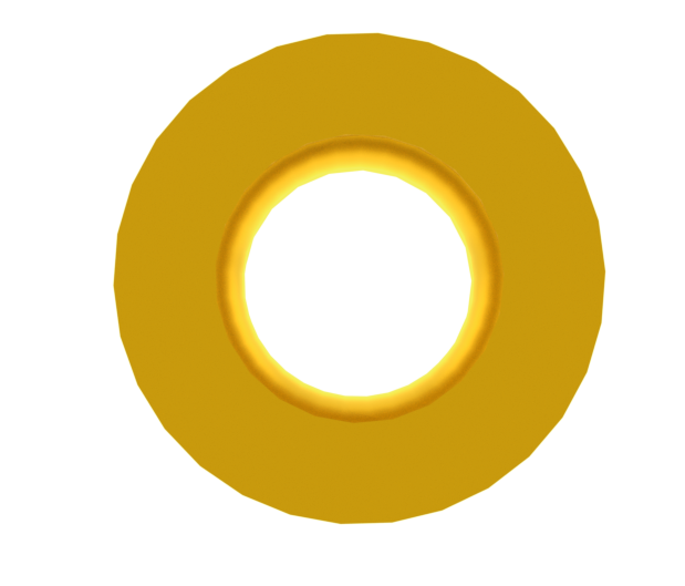 Runde Wendeplatte des Typs RHKW auf durchsichtigem Hintergrund. Die Oberfläche ist komplett glatt.
