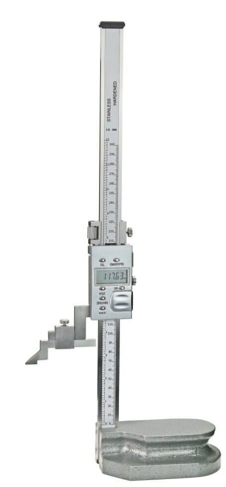 300mm Digitaler Höhenreißer, 0,01mm Ablesung, RB‑5 Datenausgang, Hartmetall‑Anreißnadel - Metav IndustryLine