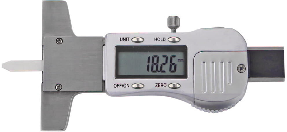 25mm Digital-Tiefen-Messschieber Mit Flachspitze 25 X 5 X 2 mm, DIN 862