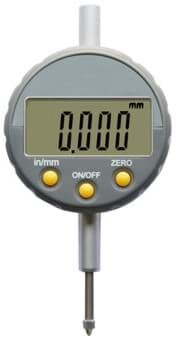 0-50mm Digitale Messuhr, 0,01mm Auflösung, einstellbare Toleranzgrenzen, CR2025, Kasten - Metav IndustryLine