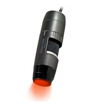 AM4115T-DFRW 20x~220x Fluoreszenz USB Mikroskop, 1,3MP, 1280x1024, 4 LEDs, AMR/EDOF, Standard Arbeitsabstand - Dino-Lite