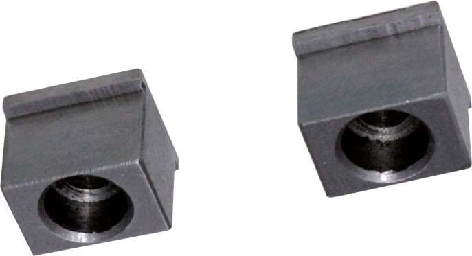 Vertex 18x22x12mm Block für Führungsschiene: Graue S45C-Stahlblöcke mit M6 T-Nut, 2 Stück leicht schräg
