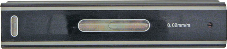 150 mm Richtwaage, 0,02 mm/m, prismatische Fläche, Grauguss, inkl. Transportkiste, 1,2 kg - Metav IndustryLine