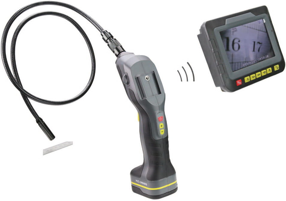1000mm Inspektionsendoskop, 9mm, 5” LCD, Interner Speicher, SD-Slot, Kiste - Metav IndustryLine