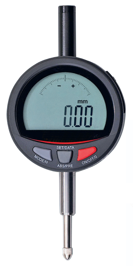 12,7mm Digital-Messuhr, 0,01mm Auflösung, Max/Min, USB-C, wiederaufladbar - Metav IndustryLine