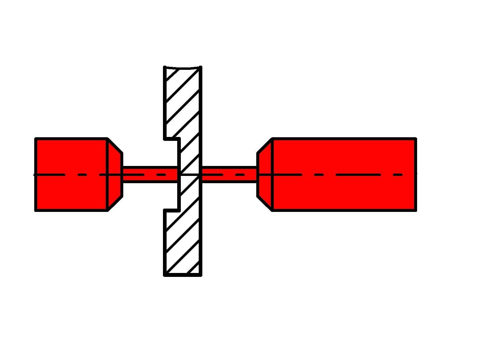 zahnrad, stahlrohr, rohrstange, skizze, mechanik