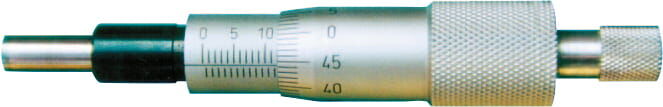 25 mm Einbau-Messschraube, planparallel, 0,01mm Ablesung, DIN 863, Spindel 6,5 mm, 0,1 kg - Metav IndustryLine