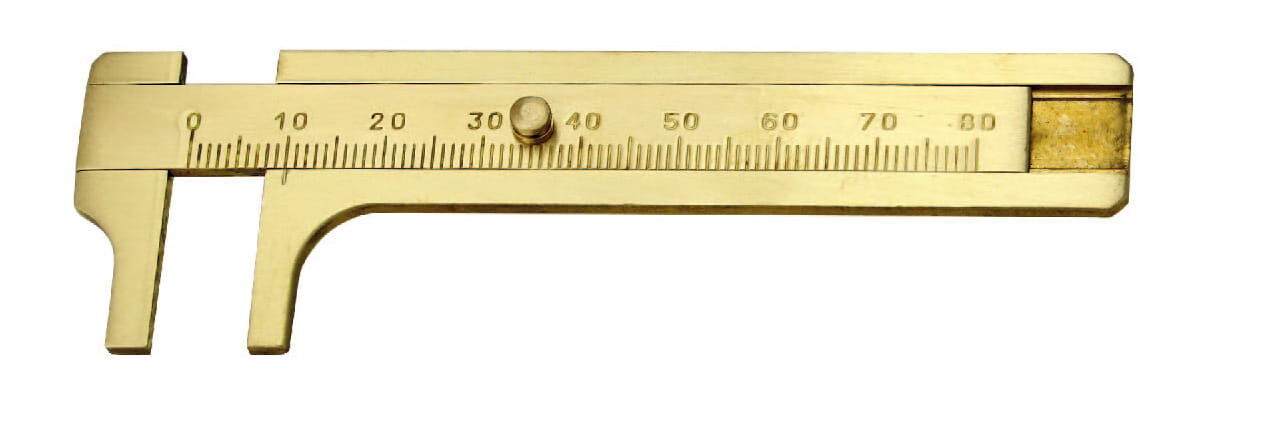 80mm Messschieber Aus Messing