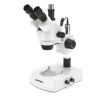 SZM-1 Stereomikroskop Binokular mit Säulenstativ, Halogenlampe