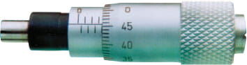 15 mm Einbau-Messschraube, ballige Messflächen, 0,01 mm Nonius, Spindel 5 mm, 0,04 kg - Metav IndustryLine