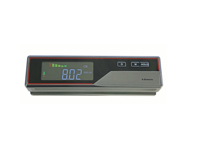 0-90°/999,99mm Digital-Wasserwaage, 200 mm, 0,02 mm/m, neigungrichtungsbalken, drehbares Display - Metav IndustryLine