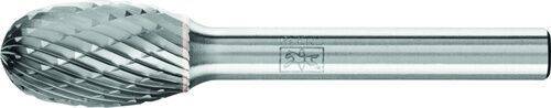 PFERD Frässtift TRE Hartmetall, Tropfenform (Form O) D.12mm Kopf-L.20mm Schaft-Ø6mm, Verz.3 PLUS