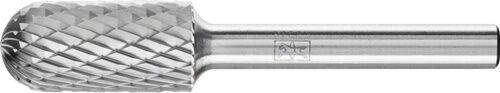 Hartmetall Frässtift Walzenrundform WRC D.12 mm, Kopf 25mm, Schaft 6mm, Verzahnung 3 PLUS
