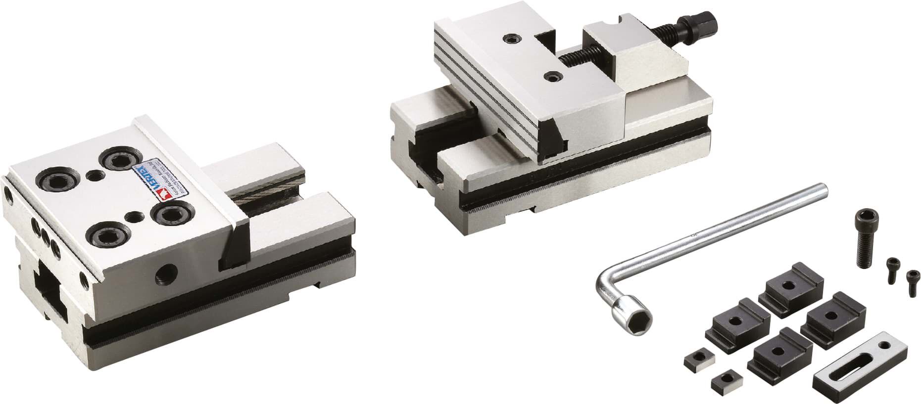 100x140x65mm Modular Machine Vice Quick-Release, 0.01mm Accuracy, 8.5kg - Vertex