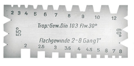 Trapezoidal Thread And Thread-Gauge Steel Set For Trapezoidal Threads, Saw-Tooth And V-Threads - Metav IndustryLine