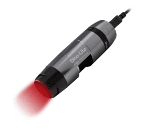 20–220x, 1,3MP, Standard Arbeitsabstand, Fluoreszenzbeleuchtung, Aluminiumgehäuse, Messfunktion, Microtouch – AM4117MT-DFRW - Dino-Lite