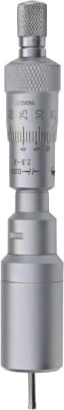 4–5mm Innenmess-Schraube mit HM-Messflächen, Einstellring 5mm, 0,004mm Genauigkeit - Metav IndustryLine