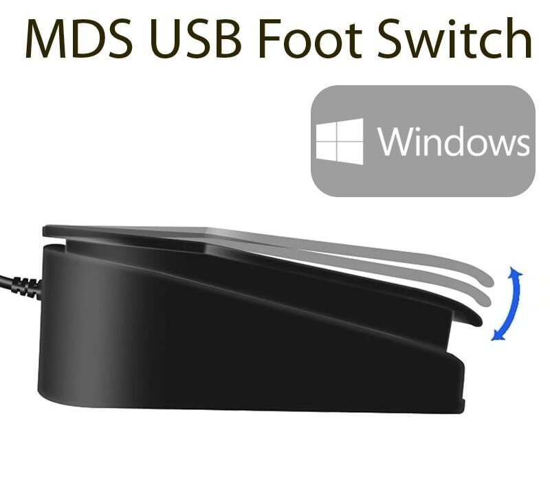 USB Foot-Switch, USB‑Verbindung mit Microtech MDS App, Speichern/ZERO‑Funktion - Microtech Metrology