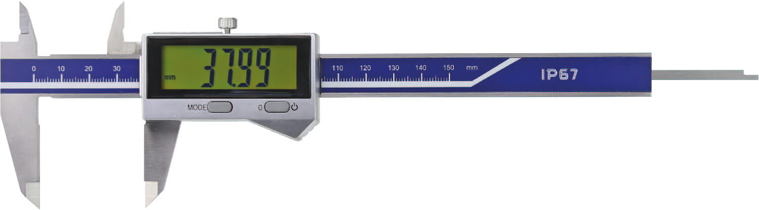 200mm Digitaler Messschieber, 0,01mm Auflösung, IP67, Bluetooth, Induktiv, 4‑fach‑Messung, rostfreier Stahl, mit Kasten - Metav IndustryLine