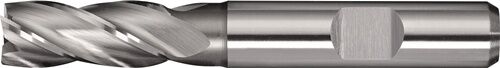 Schaftfräser DIN 844 TypN D.10mm HSS-Co8 Weldon Z.4 kurz TECWERK