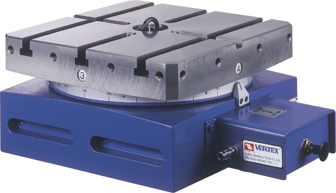 300x300mm Precision Indexing Table 15° Rotation Bidirectional, 14mm T‑Slot - Vertex