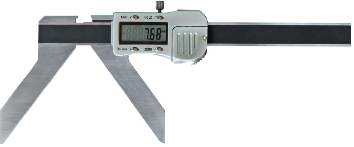 3–50 mm Digital Radius-Messschieber, 0,01 mm, INOX, RB 5, Kunststoffkiste - Metav IndustryLine