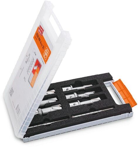 bohrer-set, stufenbohrer, tiefenführung, metallbohrer, werkzeug-set