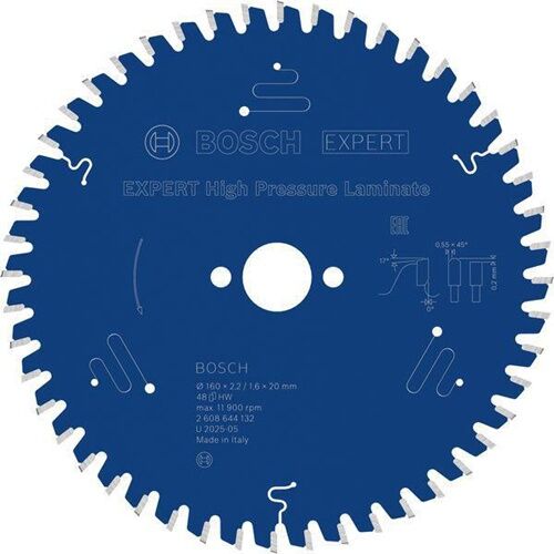kreisägeblatt, stahlblatt, blau, zahnung, Bosch Expert